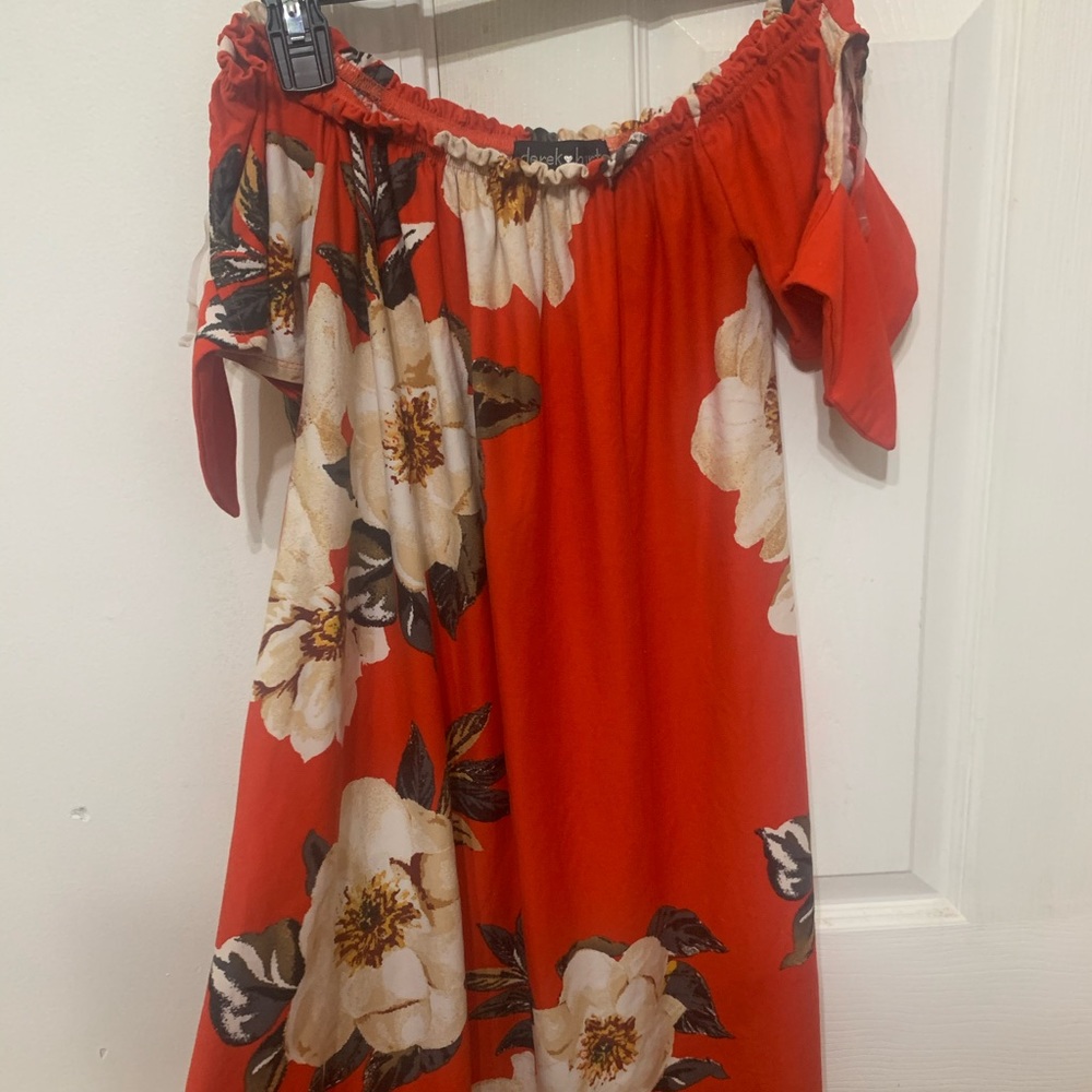 Floral mini dress